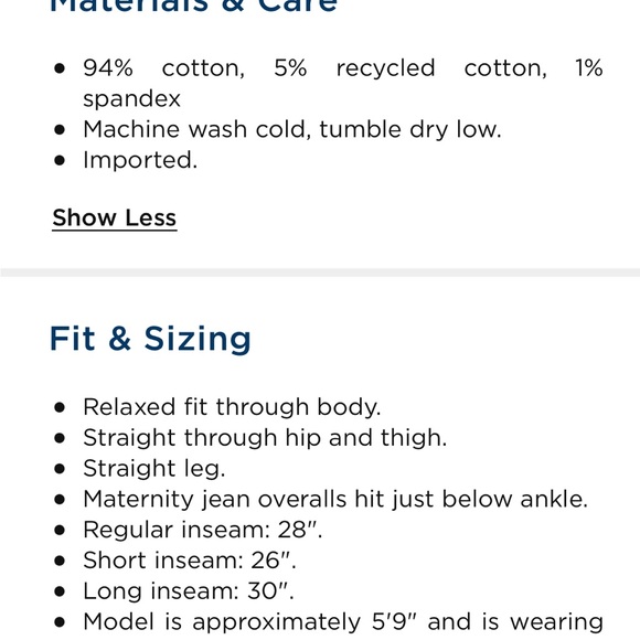 Denim Maternity Overalls in Color Suki - Picture 10 of 16